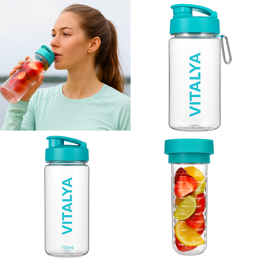 Bouteille Infuseur Détox Vitalya – 700ml